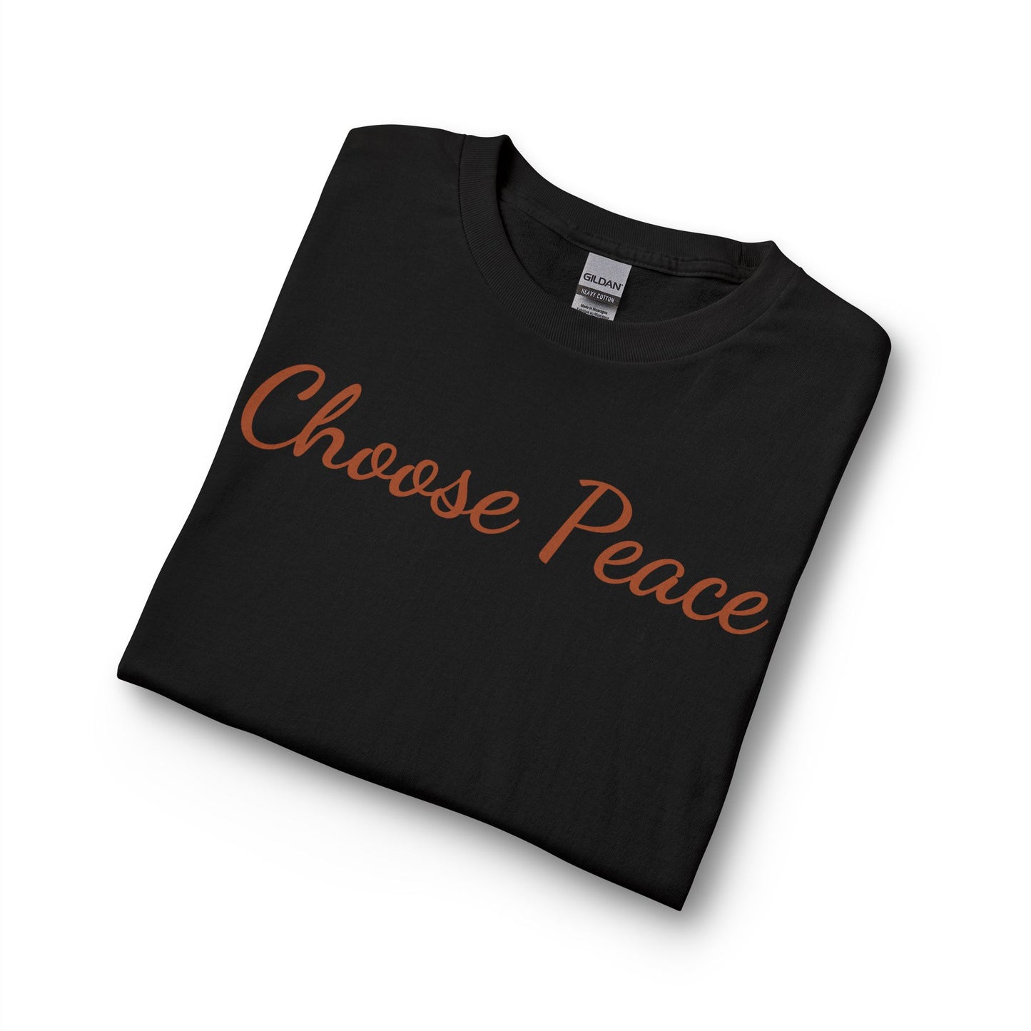 Choose Peace Long Sleeve Tee — Heart Back Graphic