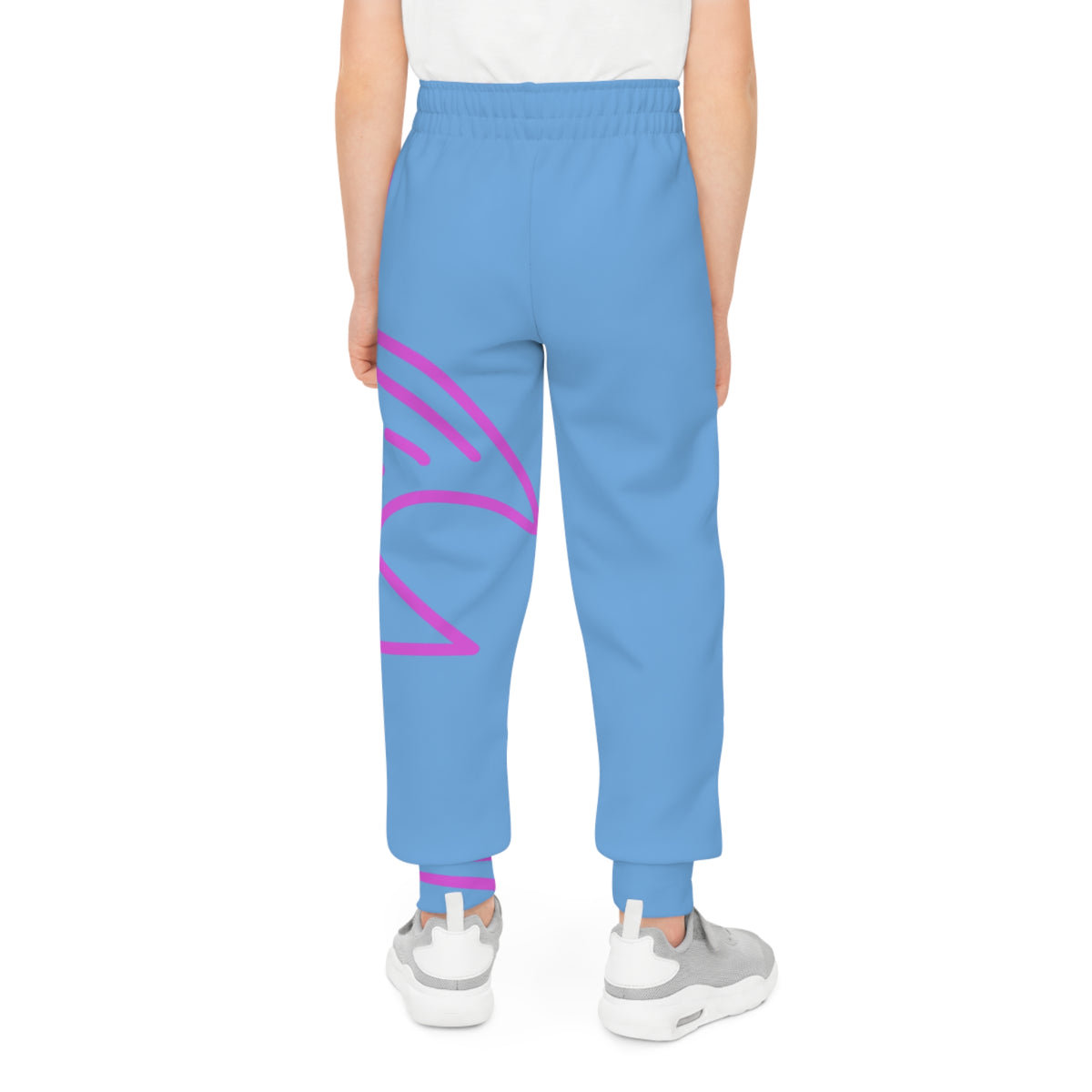 Vibrant Flamingo Youth Joggers, Cool Pajama Pants, Fun Sportswear, Unique Gifts for Kids, Summer Wardrobe Essential, Colorful Lounge Pants
