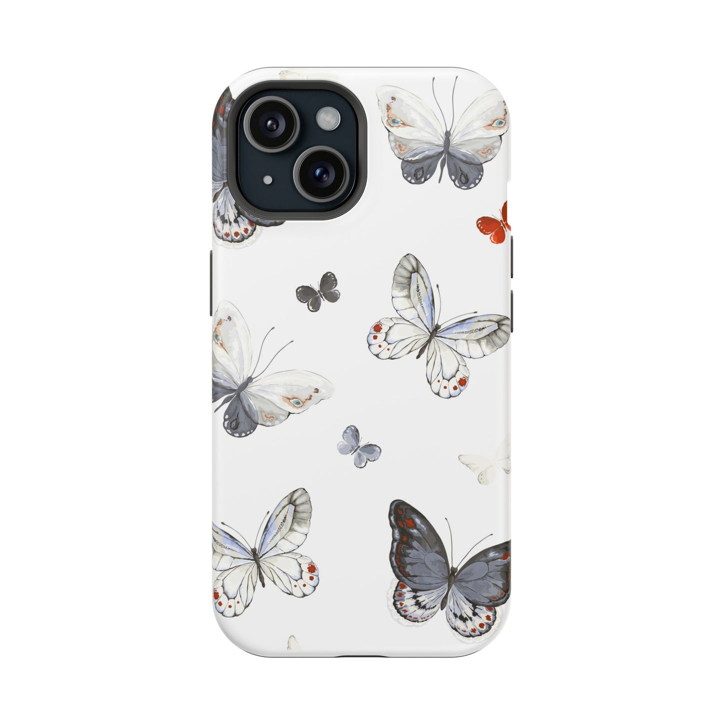 Butterfly Impact-Resistant Phone Case, Elegant Phone Cover, Gifts for Her, Nature Lovers, Eco-friendly Design, Cute Butterfly Case