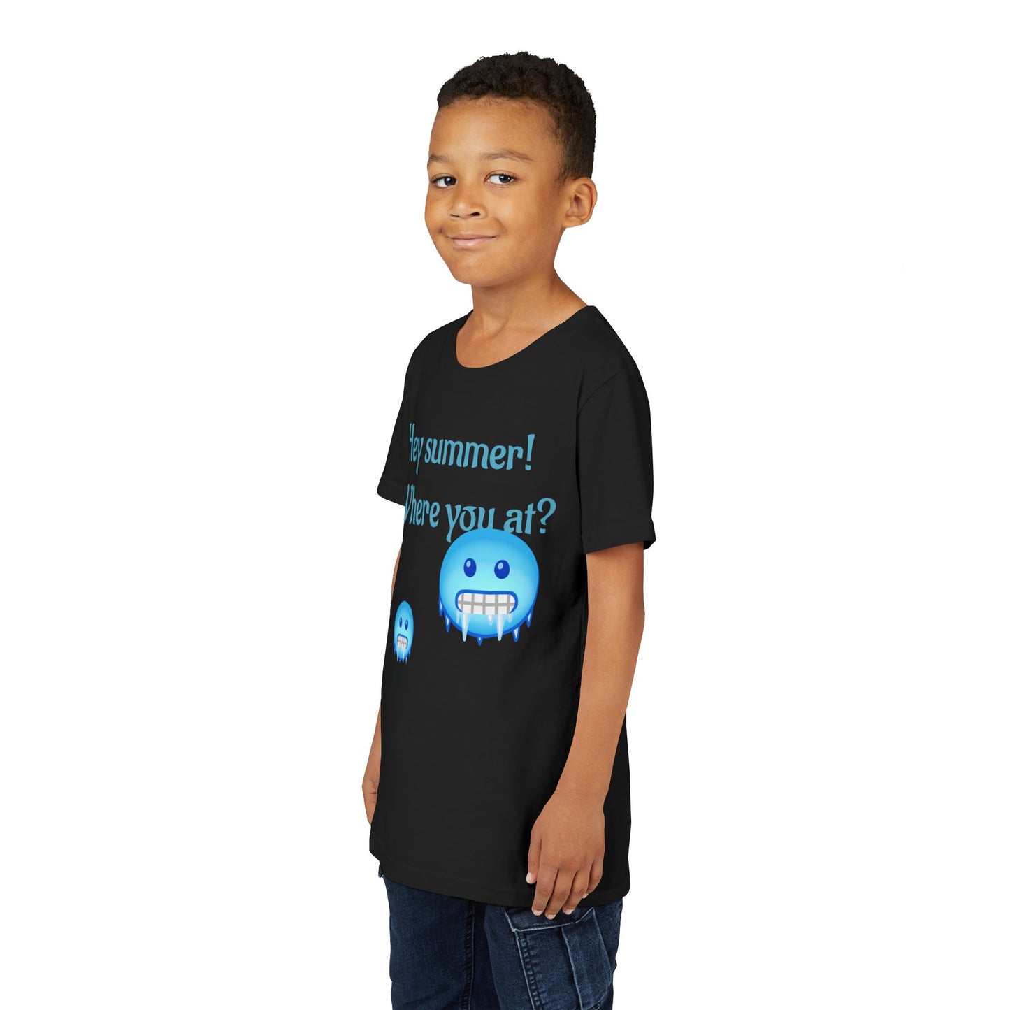Youth Summer Vibe Tee, Kids Beach Tee