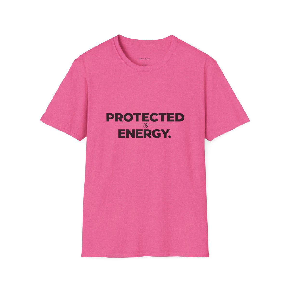 Protected Energy T‑Shirt — Minimalist Spiritual Graphic Tee