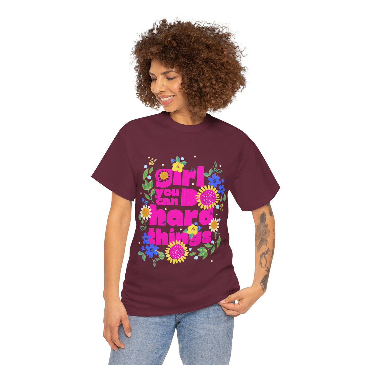 Girl You Can Do Hard Things Tee