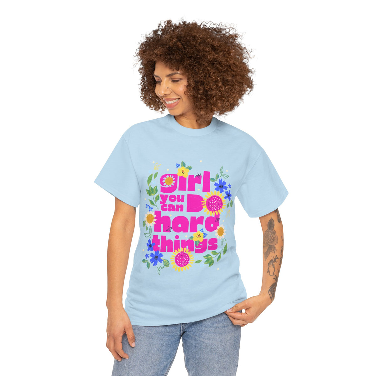 Girl You Can Do Hard Things Tee