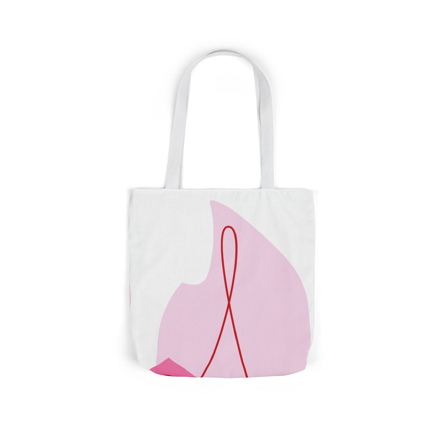 Chic Pink Canvas Tote Bag, Stylish Shopper, Eco-Friendly Gift, Beach Bag, Cute Grocery Bag, Artisan Handbag, Fashion Accessory