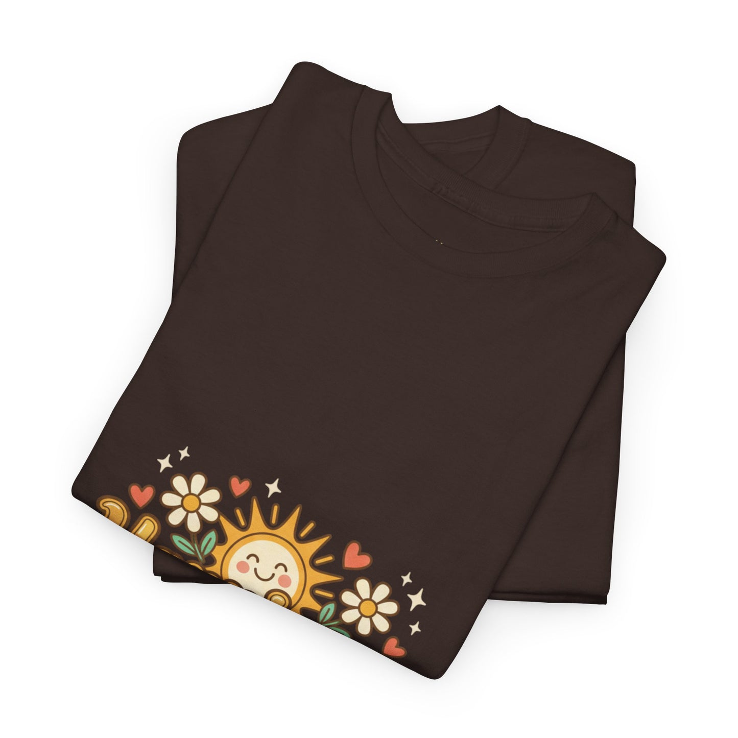 T-Shirt — "Happiness" Retro Sunflower Graphic Tee