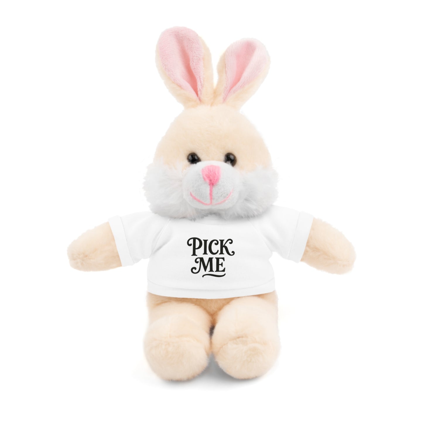 Pick Me Plush Bear with Tee — Cute Stuffed Animal Gift
