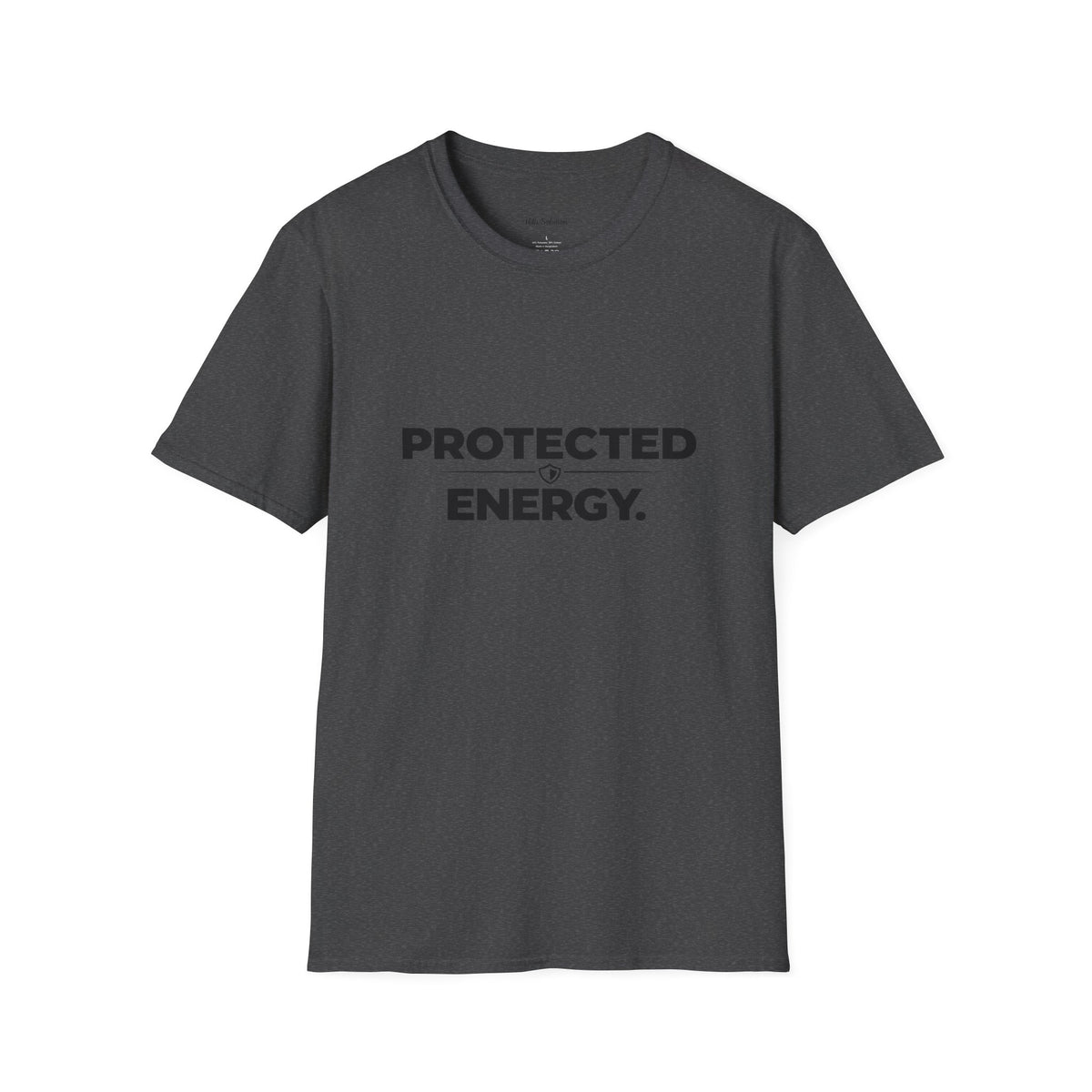 Protected Energy T‑Shirt — Minimalist Spiritual Graphic Tee