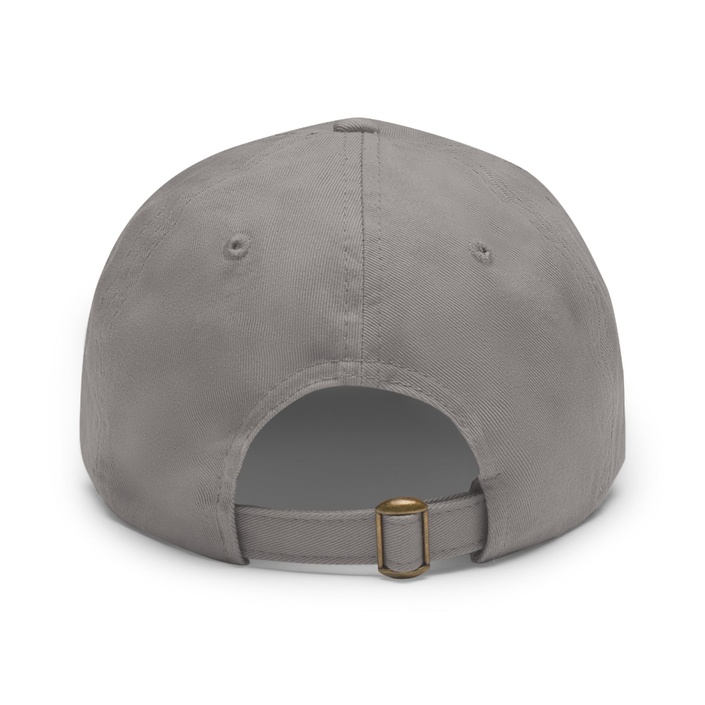Super Dad Leather Patch Dad Hat — Embroidered 'SUPER' Cap