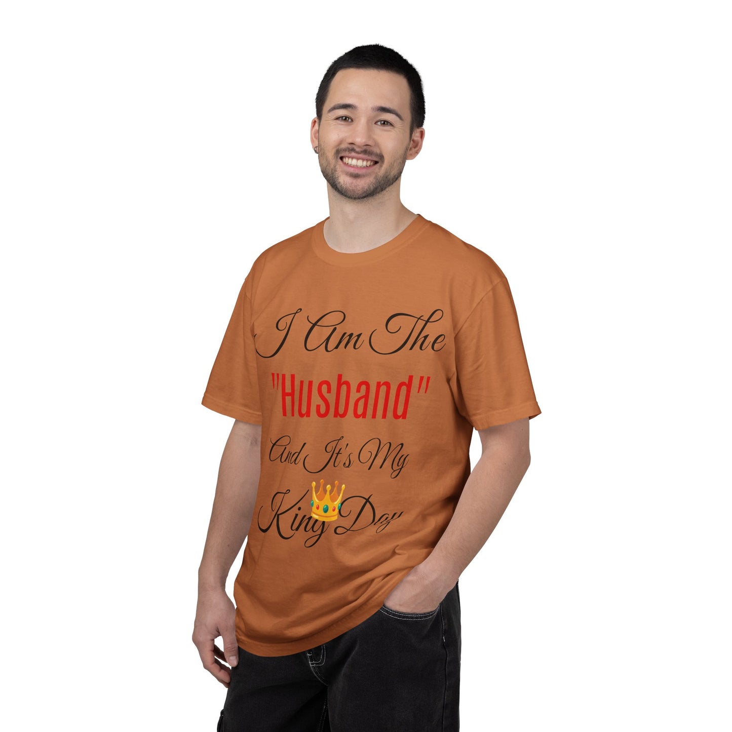 King Day Husband T-shirt | Unisex Garment-Dyed Tee