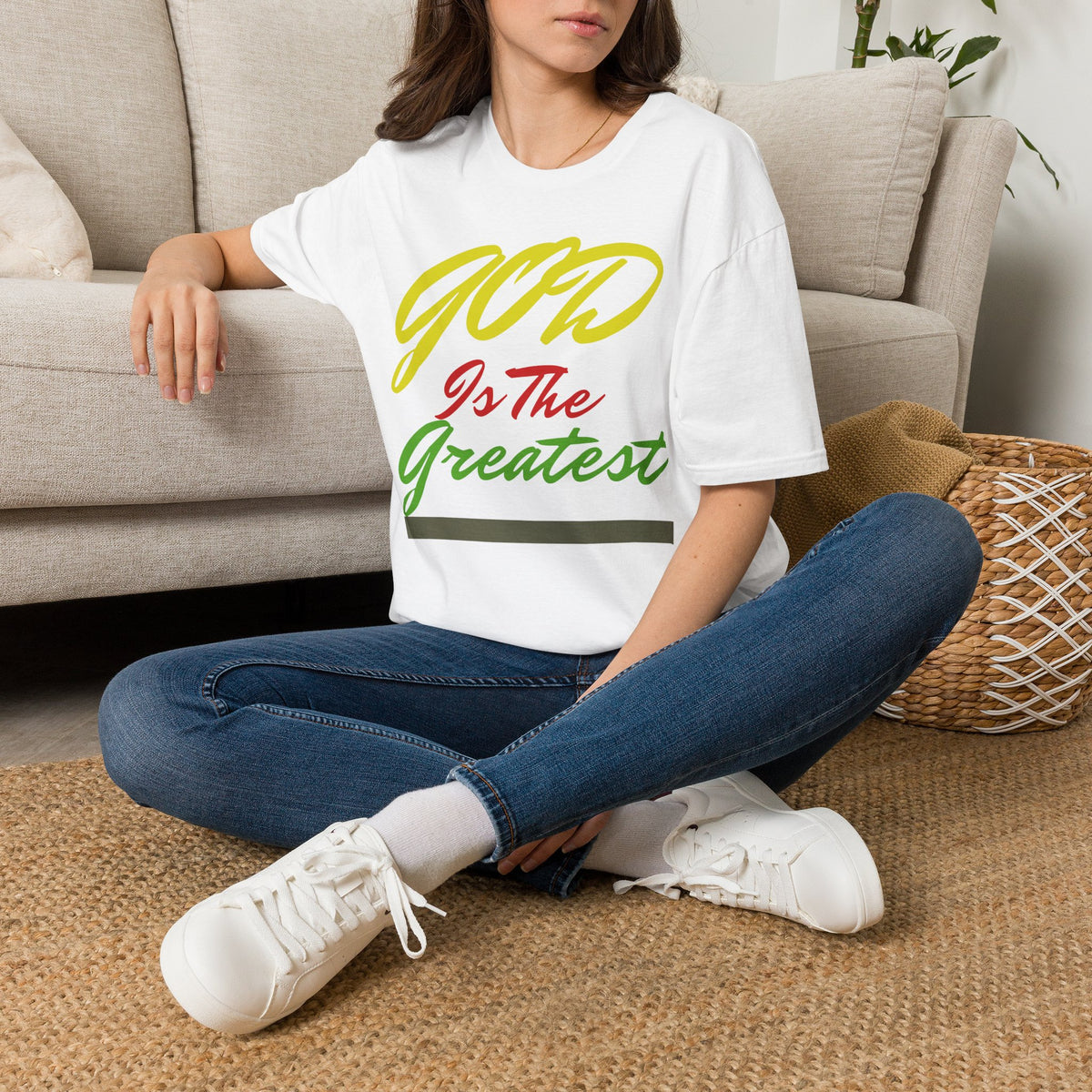 God Is The Greatest T-Shirt — Inspirational Christian Faith Tee