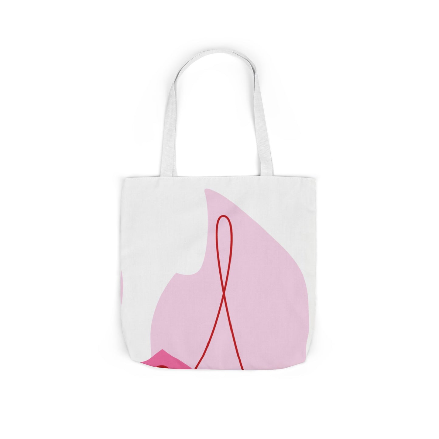 Chic Pink Canvas Tote Bag, Stylish Shopper, Eco-Friendly Gift, Beach Bag, Cute Grocery Bag, Artisan Handbag, Fashion Accessory