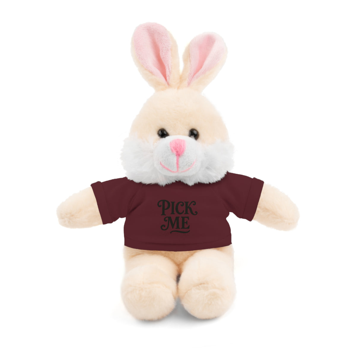 Pick Me Plush Bear with Tee — Cute Stuffed Animal Gift