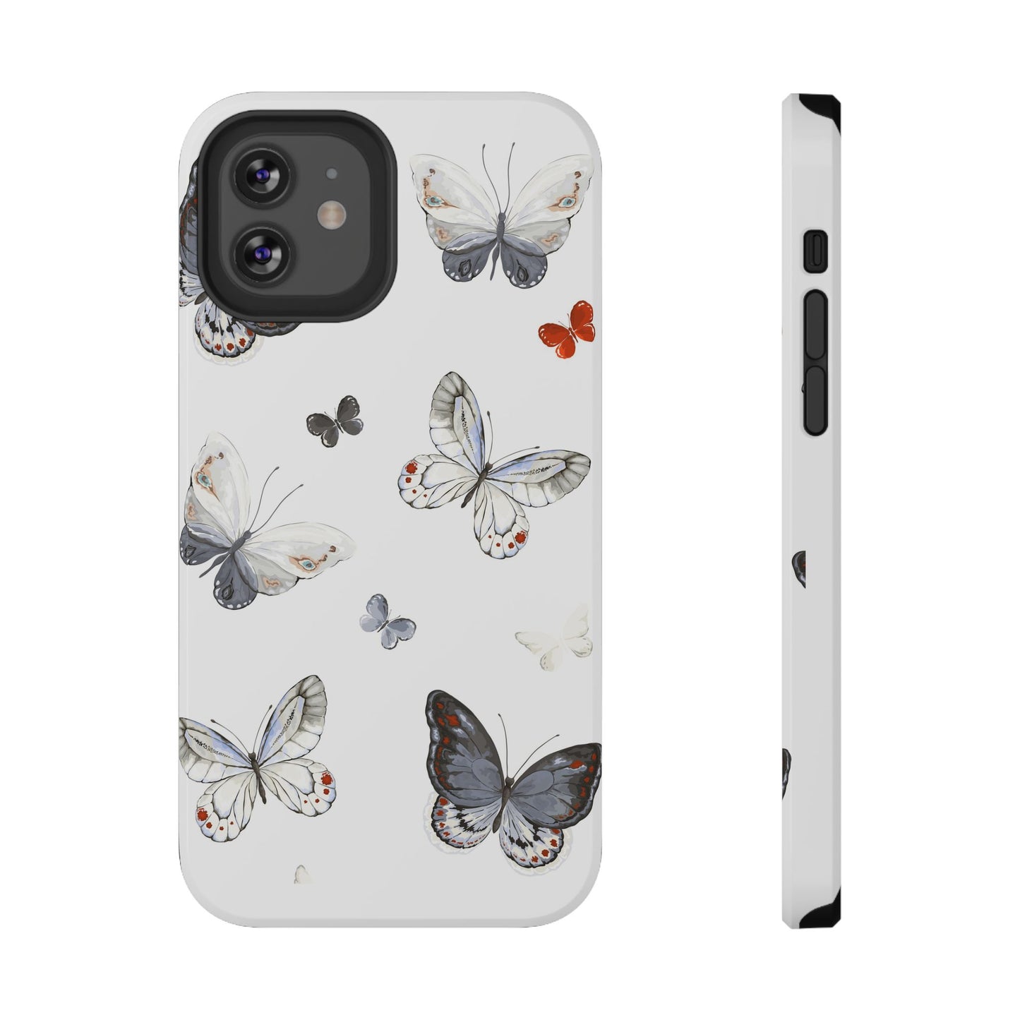 Butterfly Impact-Resistant Phone Case, Elegant Phone Cover, Gifts for Her, Nature Lovers, Eco-friendly Design, Cute Butterfly Case