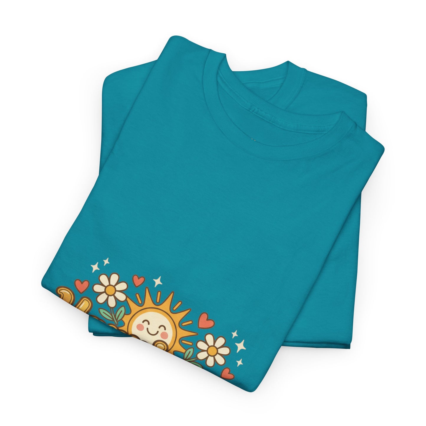 T-Shirt — "Happiness" Retro Sunflower Graphic Tee