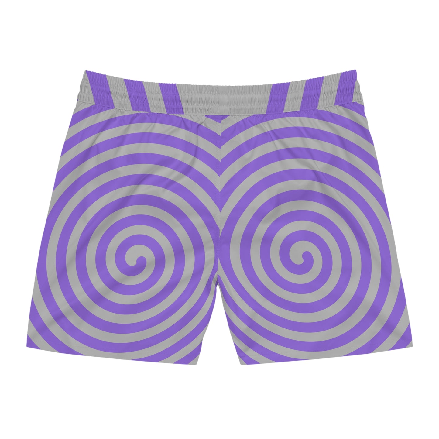 Spiral Pattern Swim Shorts for Men | Trendy Beachwear, Summer Swim Trunks, Pool Party Attire, Vacation Essentials, Men's Swimwear