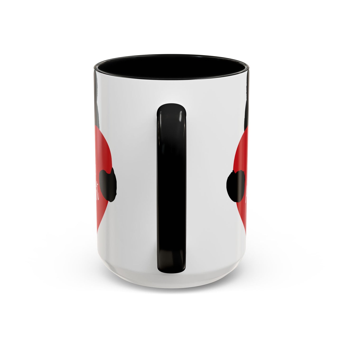 Purrfect Cat Heart Accent Coffee Mug – "You're Purrfect" 11/15oz