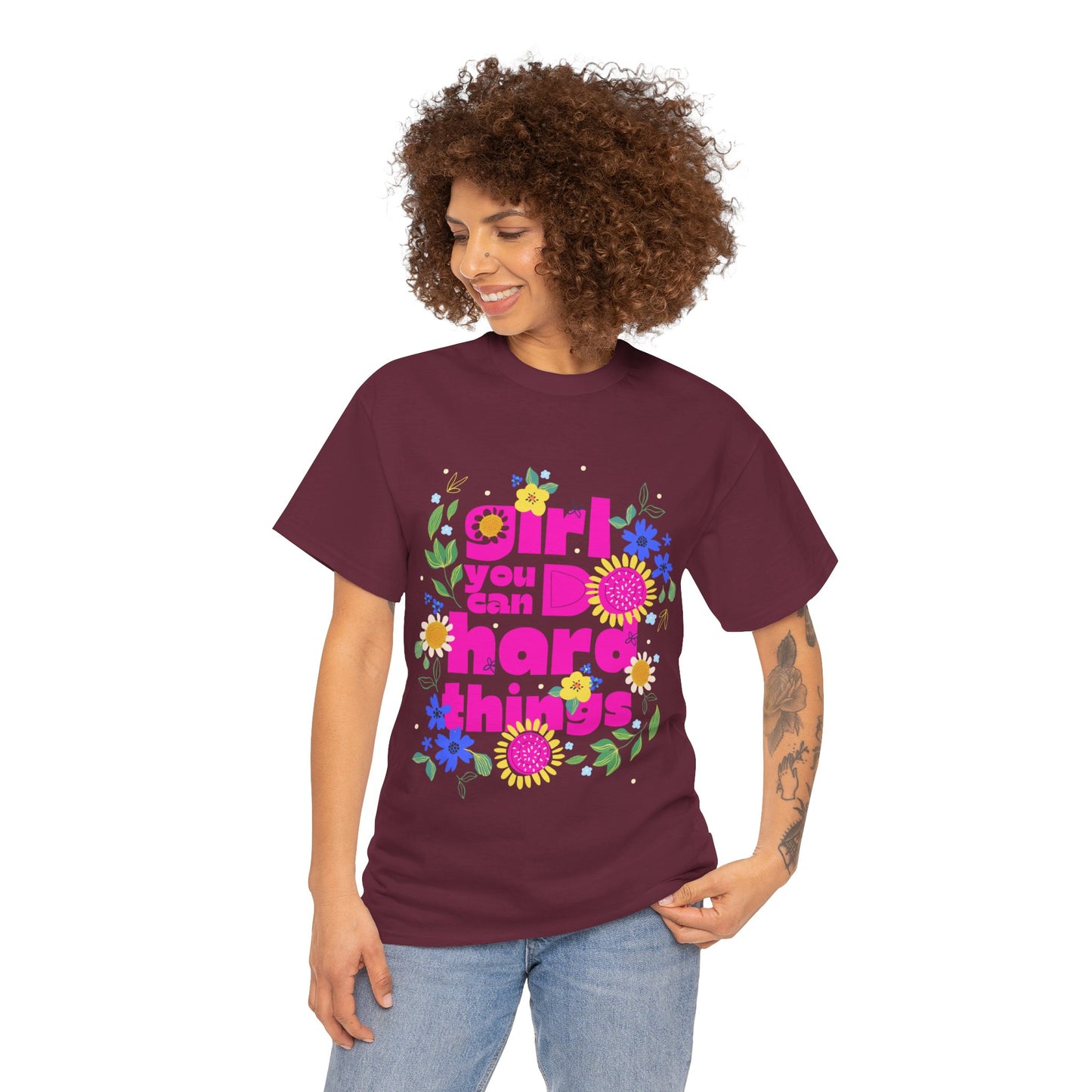 Girl You Can Do Hard Things Tee