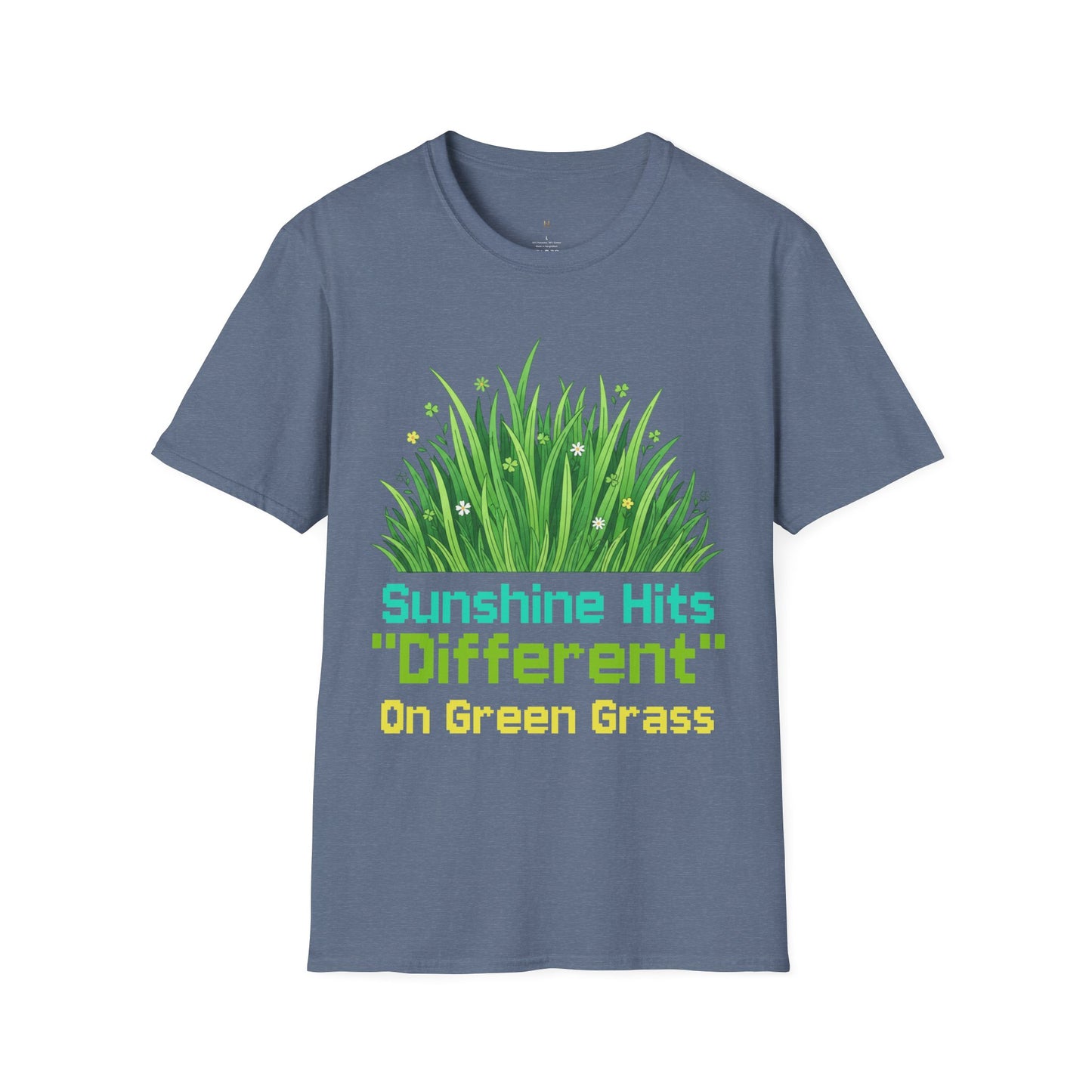 Sunshine Hits "Different" On Green Grass T-Shirt
