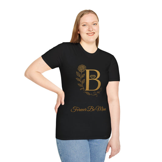 Personalized Floral Monogram T-Shirt, Forever Be Mine Shirt