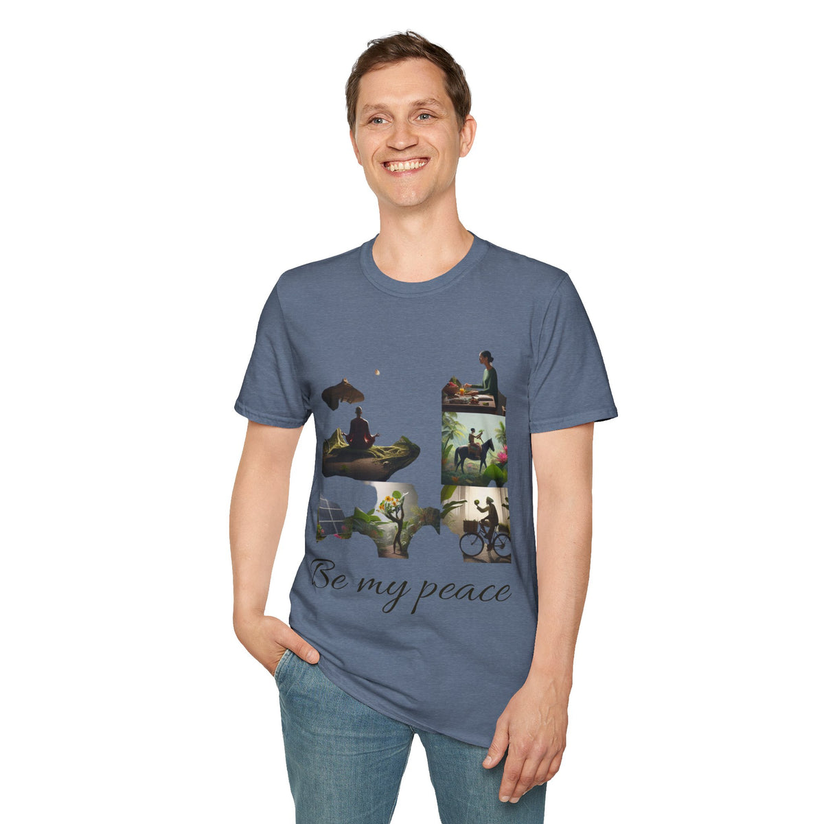 Be My Peace T-Shirt — Calming Nature & Mindfulness Graphic Tee