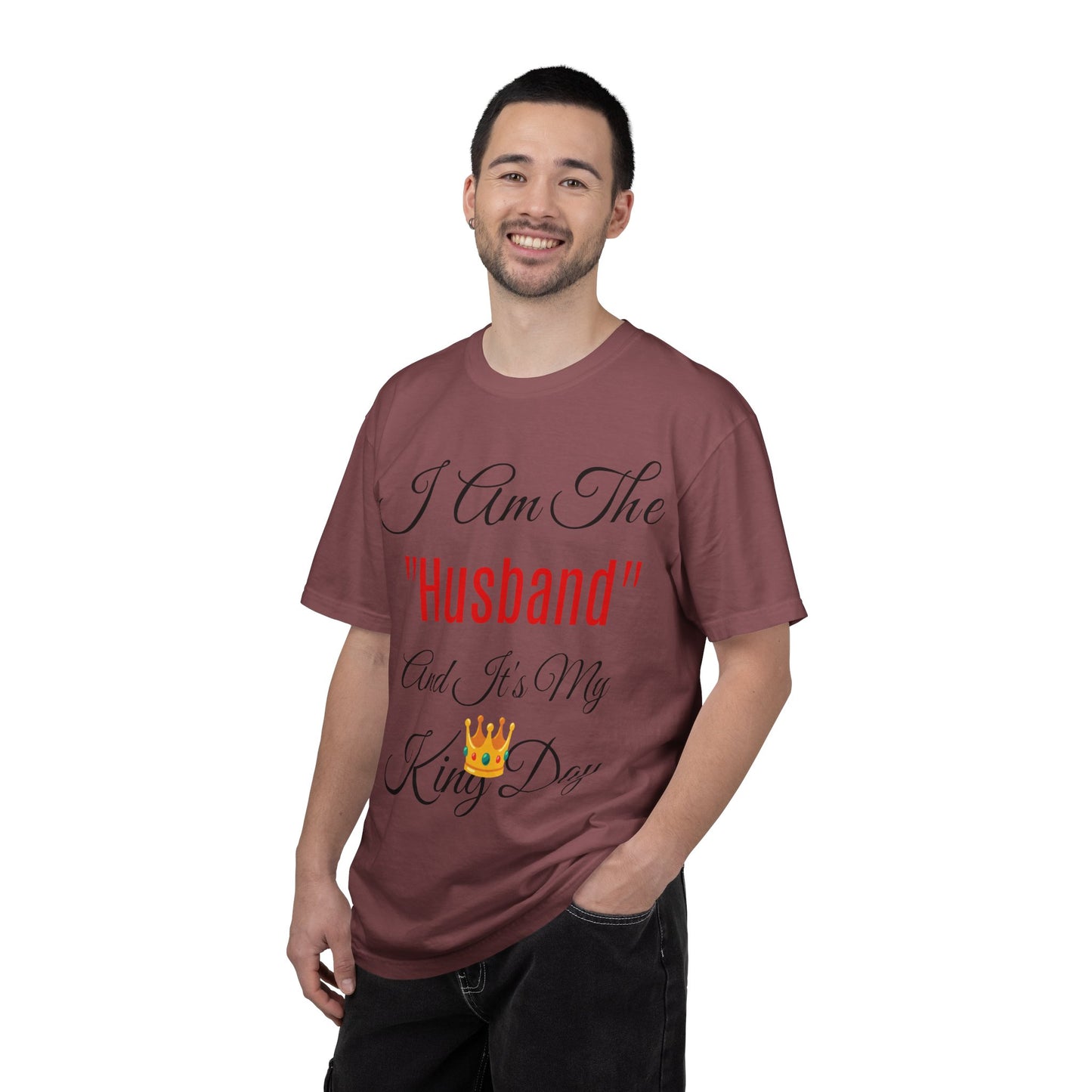 King Day Husband T-shirt | Unisex Garment-Dyed Tee