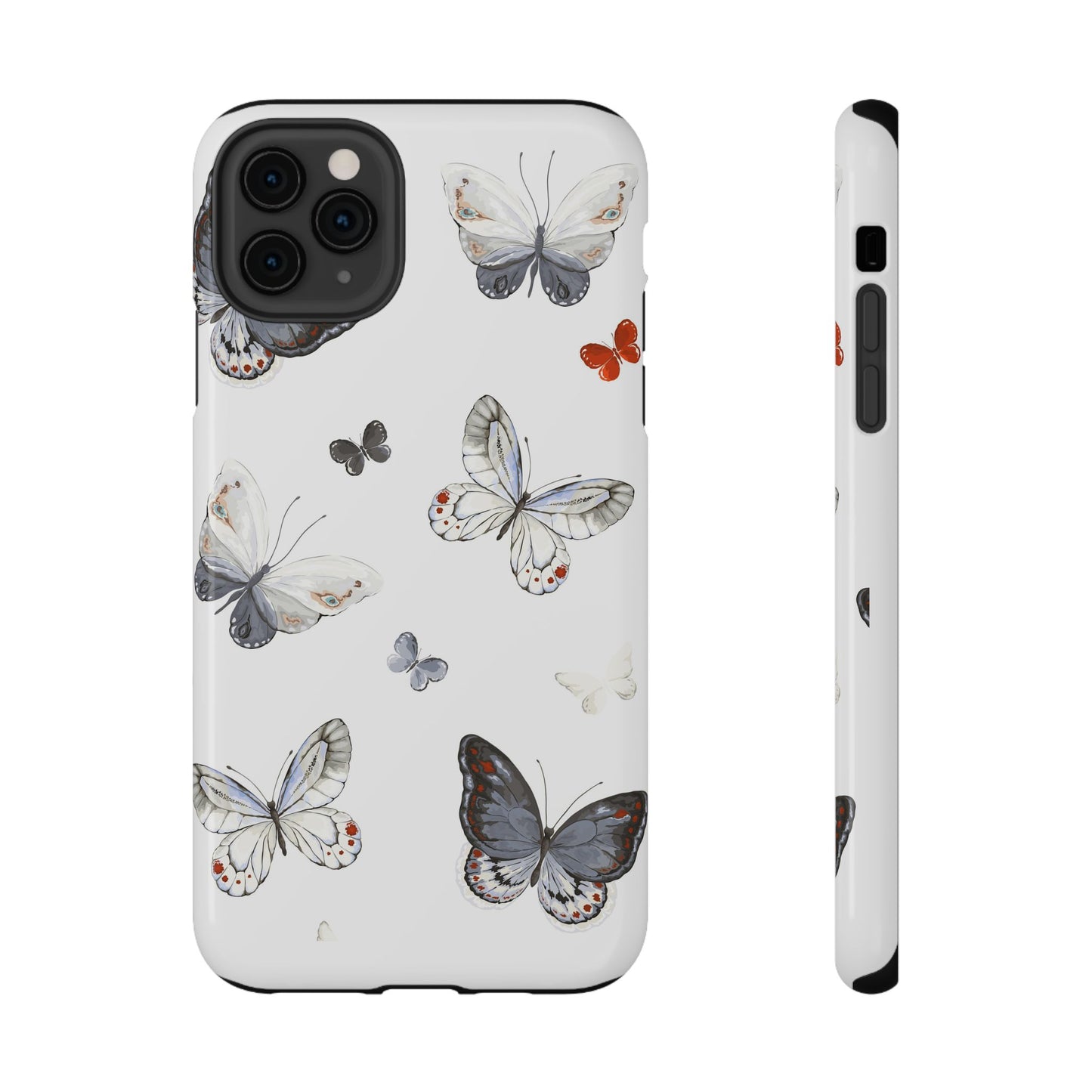 Butterfly Impact-Resistant Phone Case, Elegant Phone Cover, Gifts for Her, Nature Lovers, Eco-friendly Design, Cute Butterfly Case