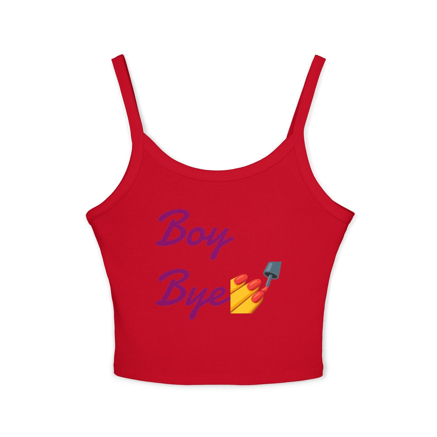 Chic Women's Tank Top with "boy bye"
