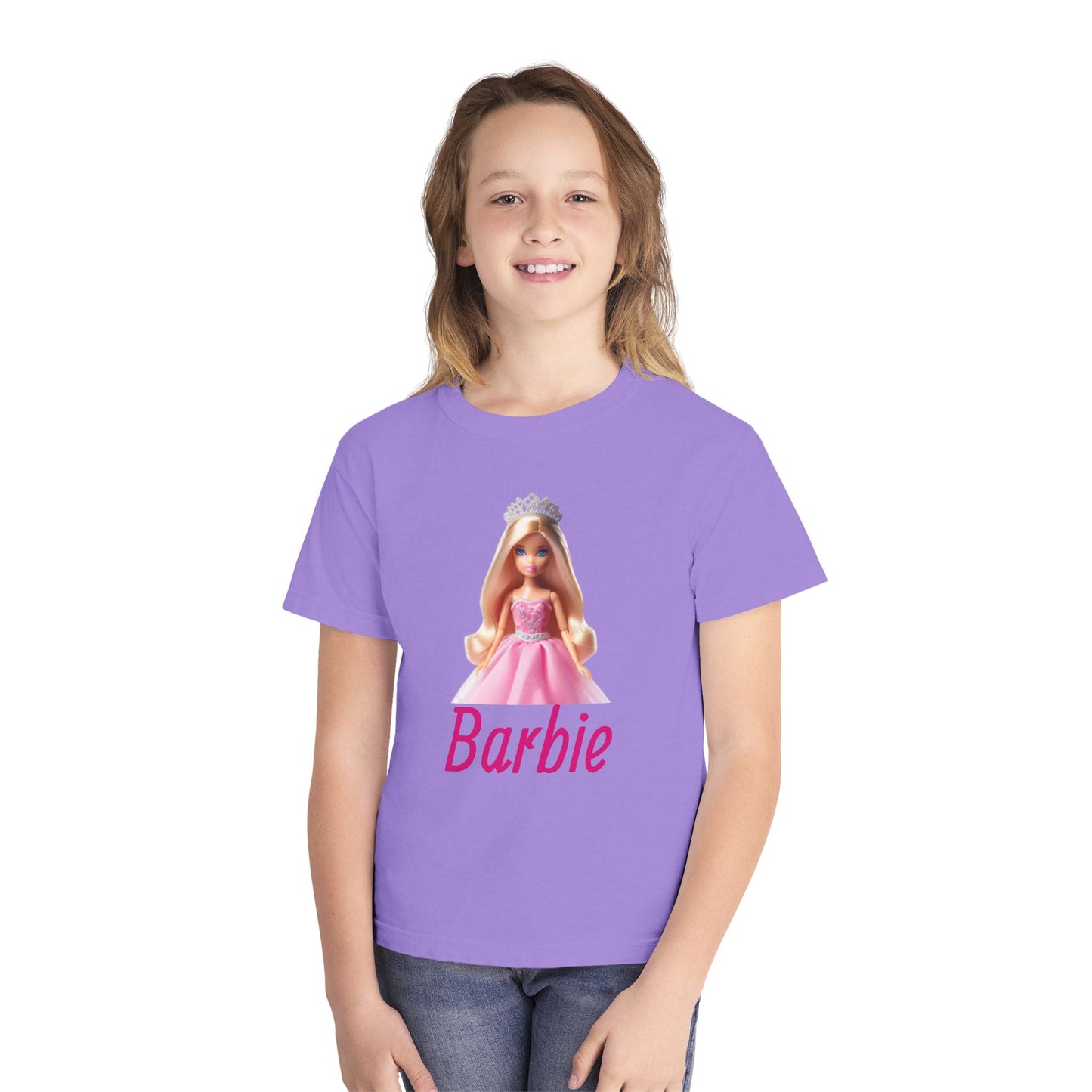 Barbie Youth Midweight Tee, Cute Kids Shirt, Barbie Fan Gift, Birthday Shirt, Playdate Outfit