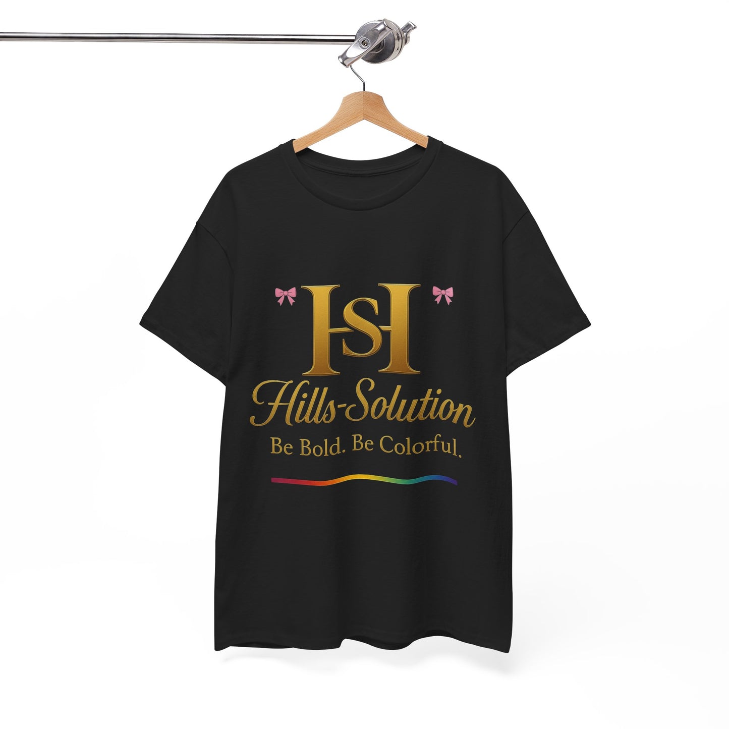 Be Bold Be Colorful Graphic Tee — Vibrant Hills Solution T-Shirt