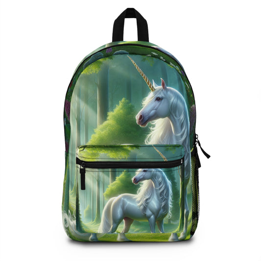 Enchanted Unicorn Backpack, Magical School Bag, Fantasy Daypack, Gift for Kids, Cute Travel Luggage