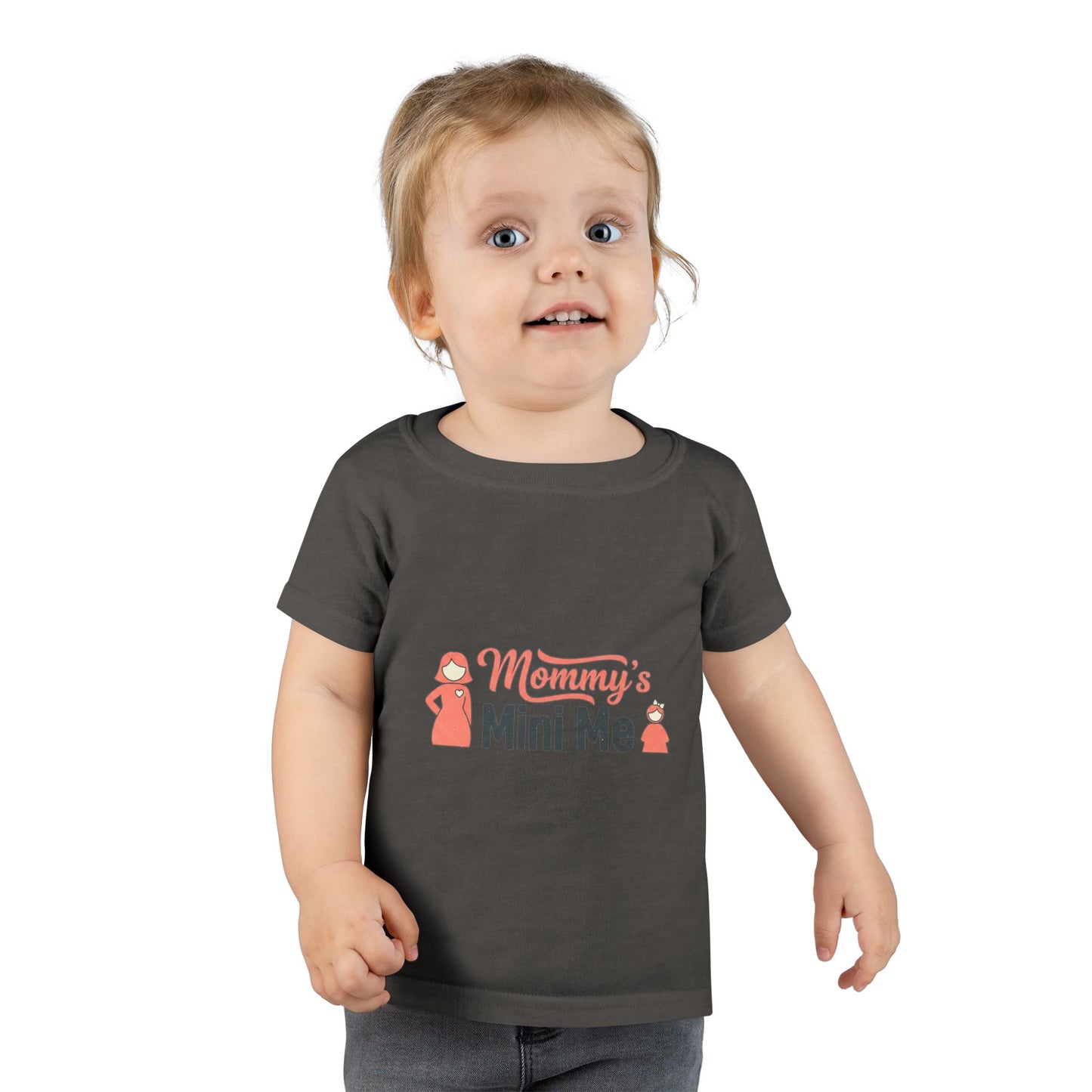Toddler T-Shirt — "Mommy's Mini Me" Gray Kids Tee