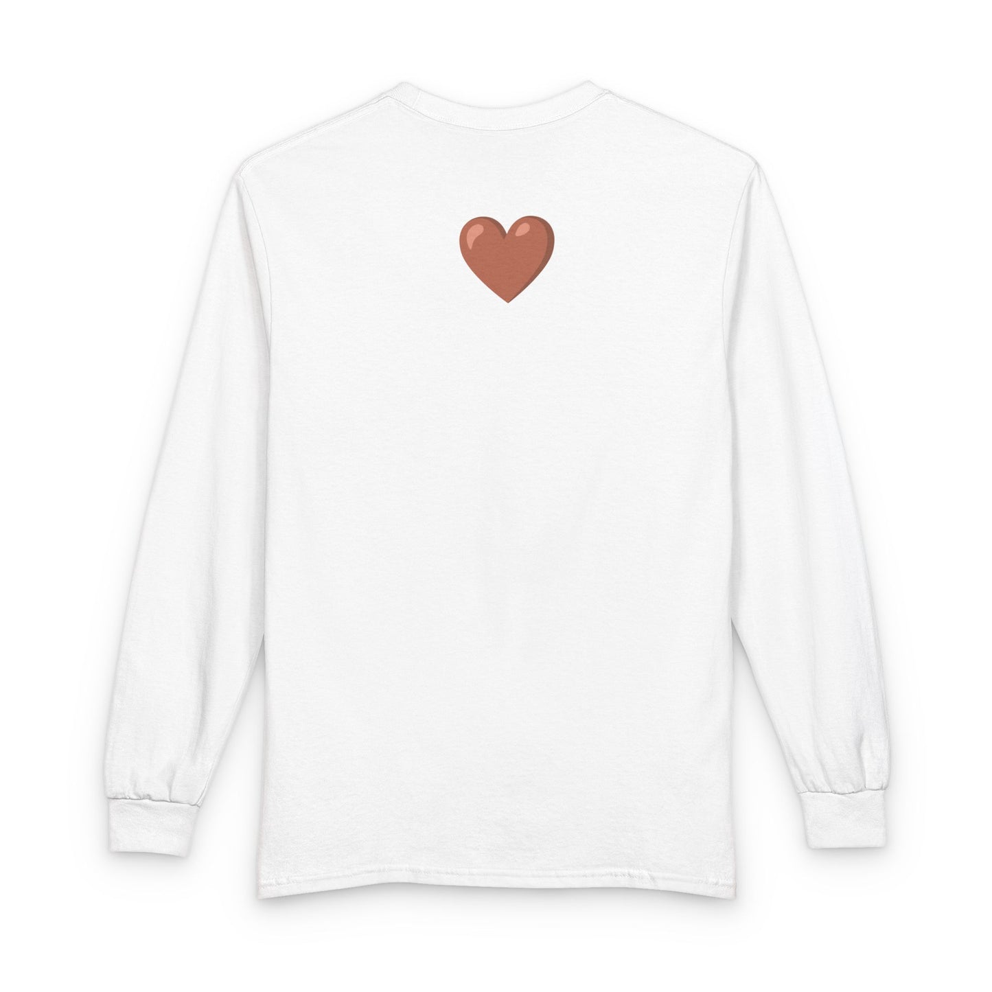Choose Peace Long Sleeve Tee — Heart Back Graphic