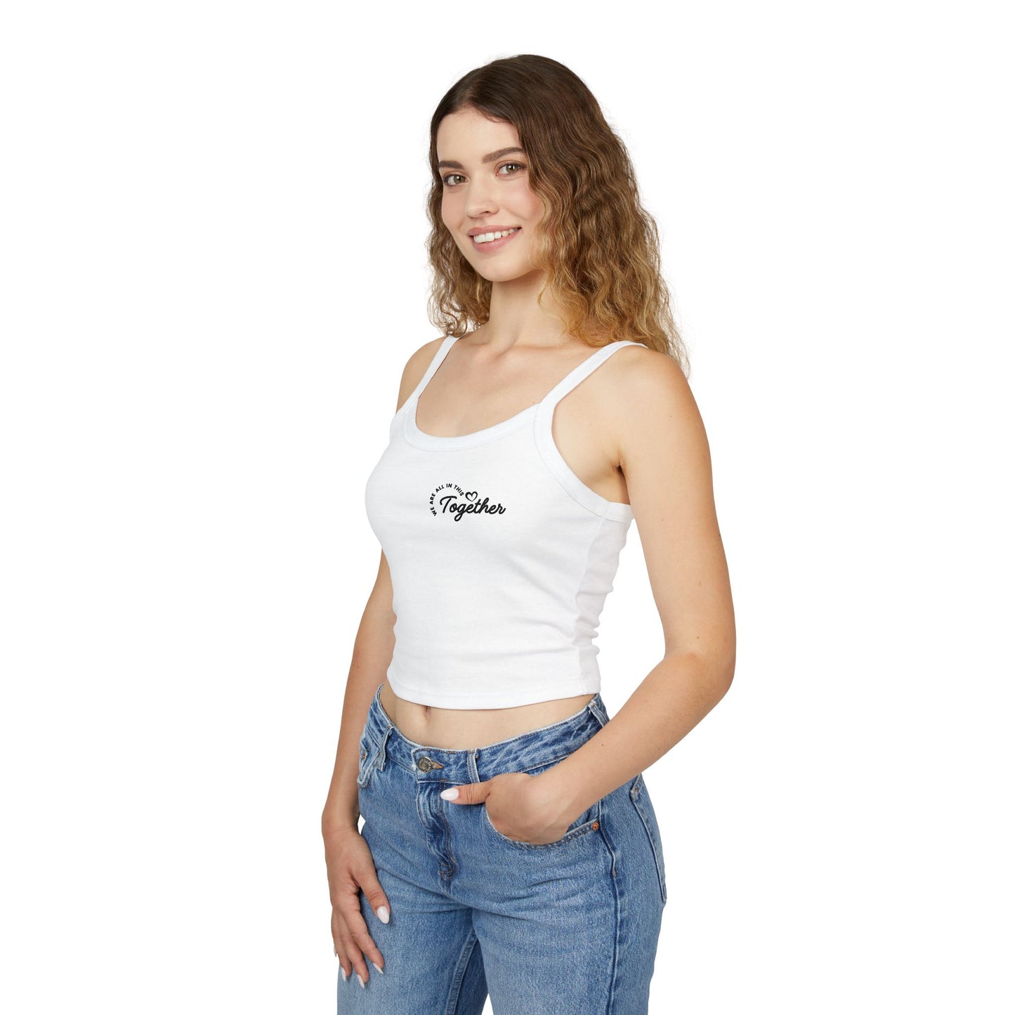 Together Heart Crop Tank Top