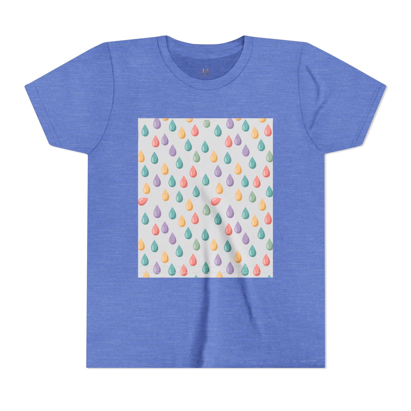 Colorful Water Droplet Youth Tee