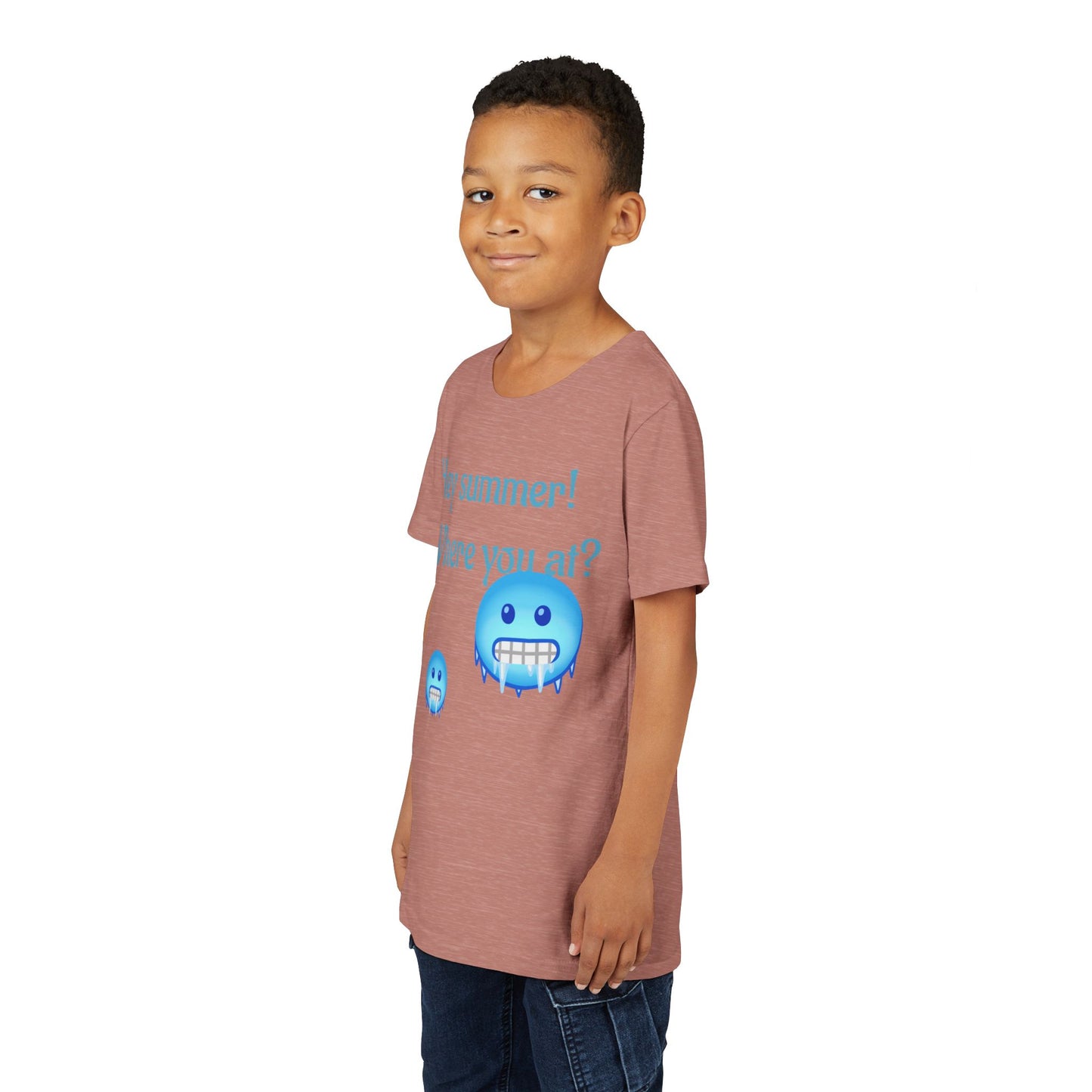 Youth Summer Vibe Tee, Kids Beach Tee