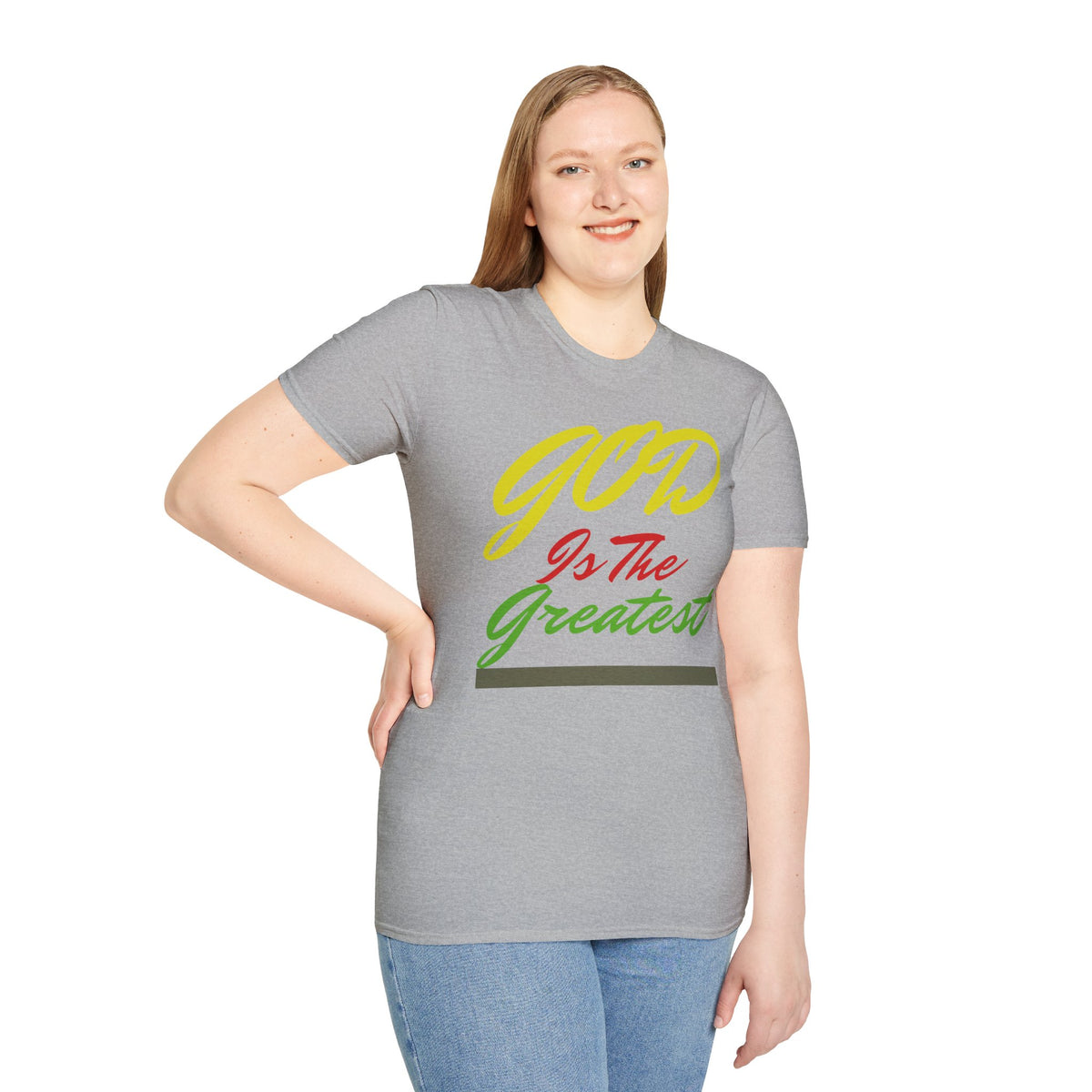 God Is The Greatest T-Shirt — Inspirational Christian Faith Tee