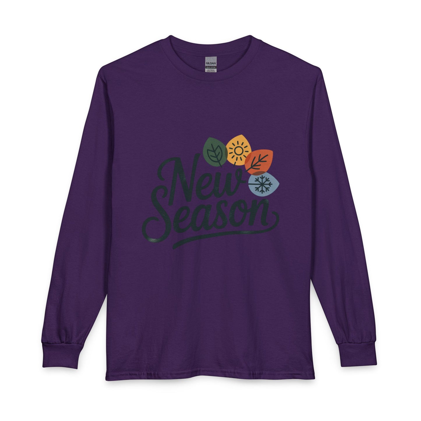 New Season Long Sleeve Tee — “A Season to Begin With” Floral Fall Shirt