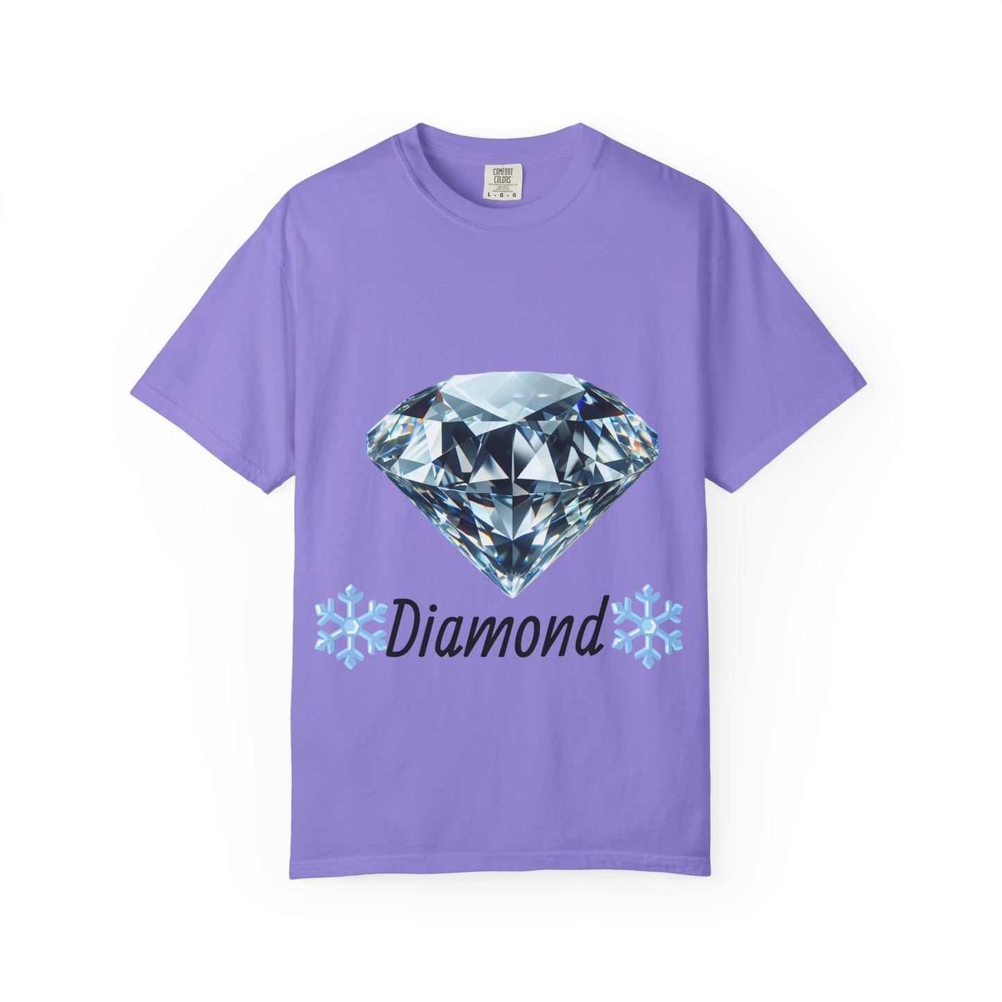 Sparkling Diamond Unisex T-Shirt, Trendy Graphic Tee for Casual Wear, Gift for Birthdays, Parties, Holidays, Fashionable Everyday Style