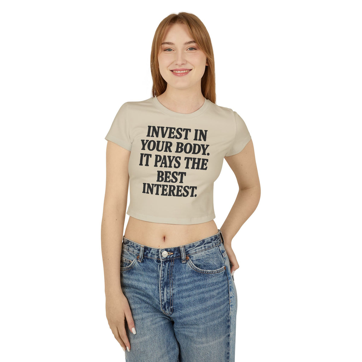 Invest in Your Body Crop Tee