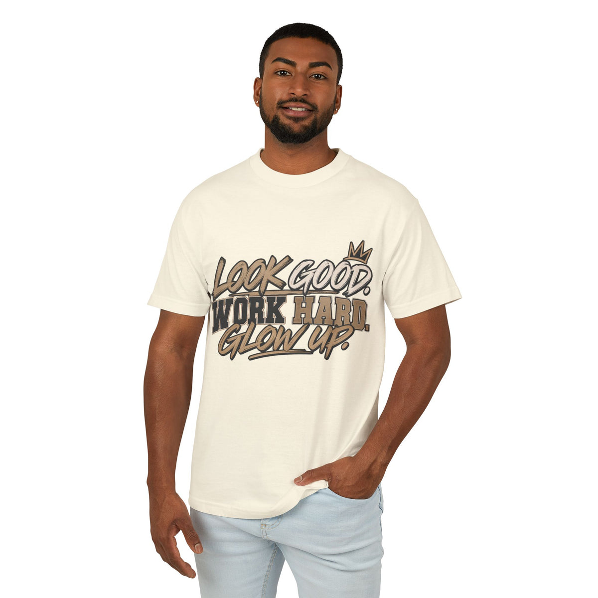 Look Good Work Hard Glow Up Tee