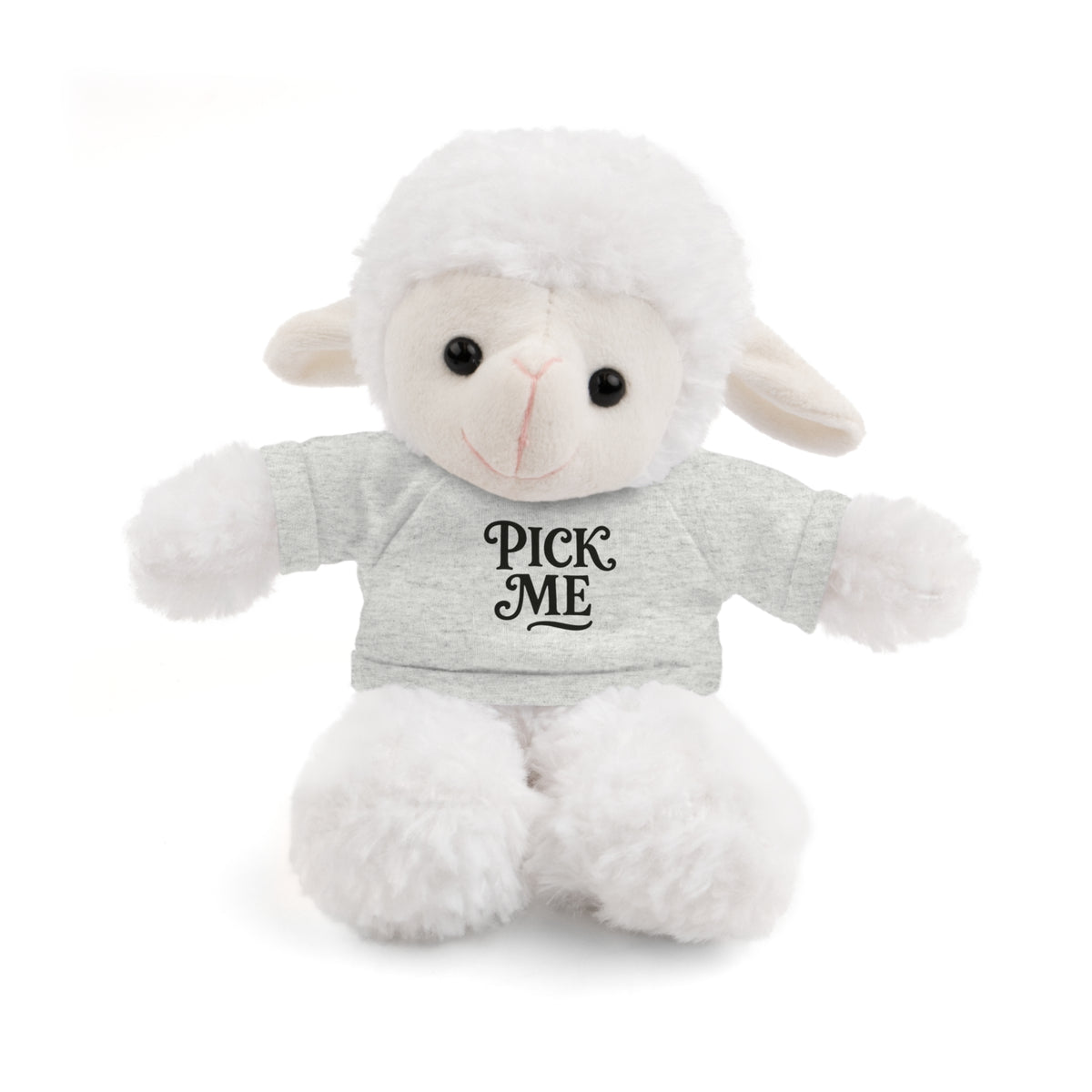 Pick Me Plush Bear with Tee — Cute Stuffed Animal Gift