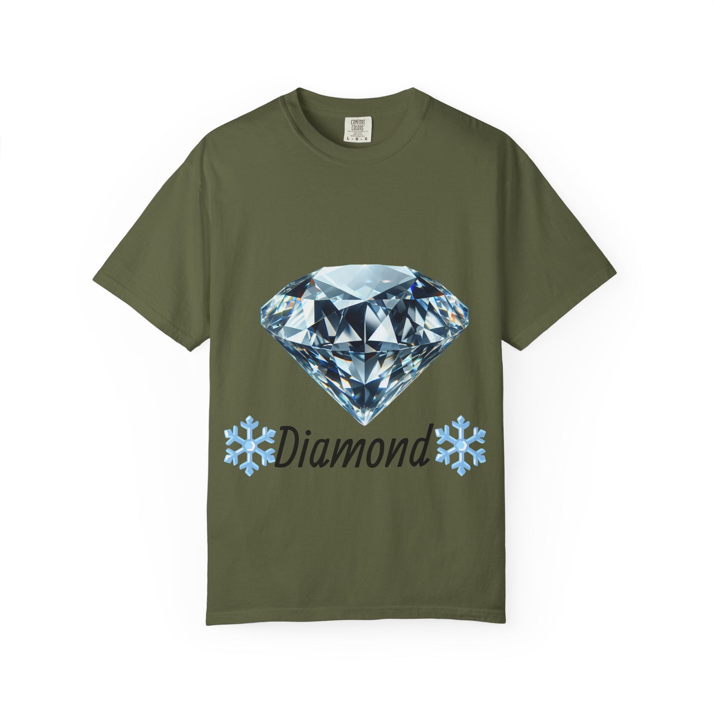 Sparkling Diamond Unisex T-Shirt, Trendy Graphic Tee for Casual Wear, Gift for Birthdays, Parties, Holidays, Fashionable Everyday Style