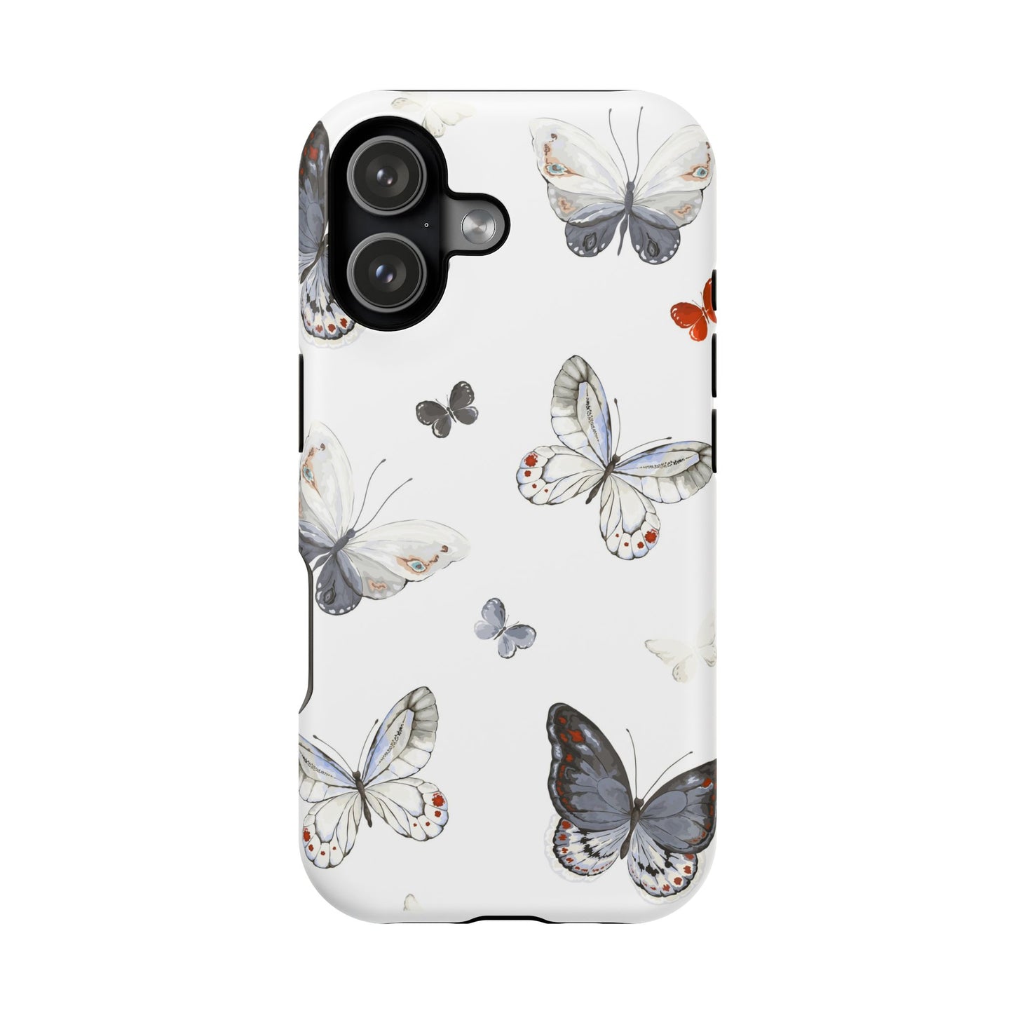Butterfly Impact-Resistant Phone Case, Elegant Phone Cover, Gifts for Her, Nature Lovers, Eco-friendly Design, Cute Butterfly Case