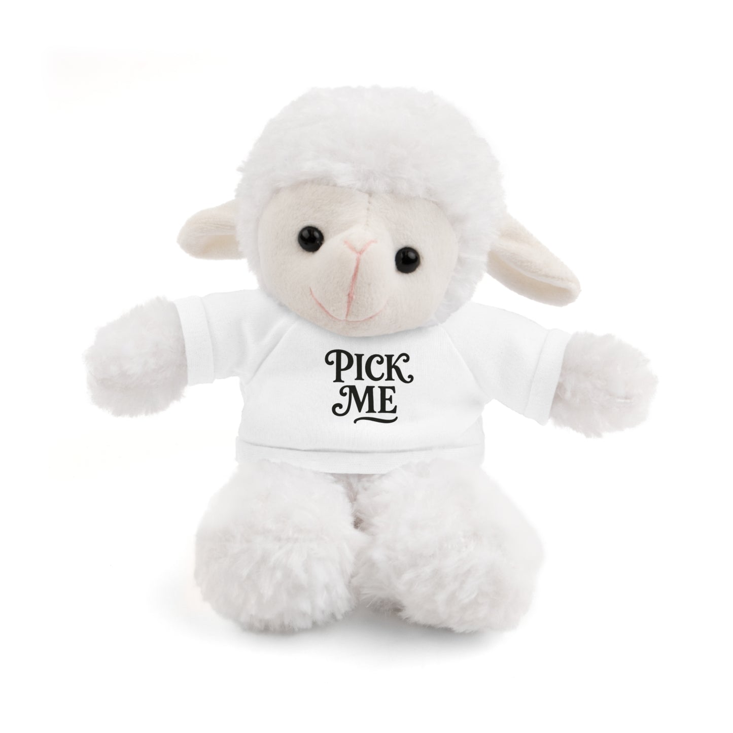 Pick Me Plush Bear with Tee — Cute Stuffed Animal Gift