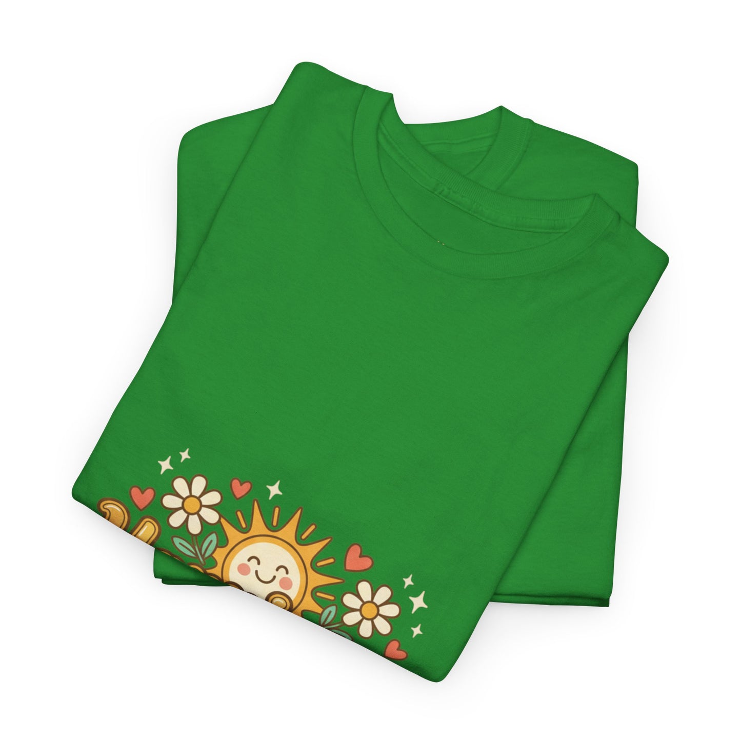 T-Shirt — "Happiness" Retro Sunflower Graphic Tee