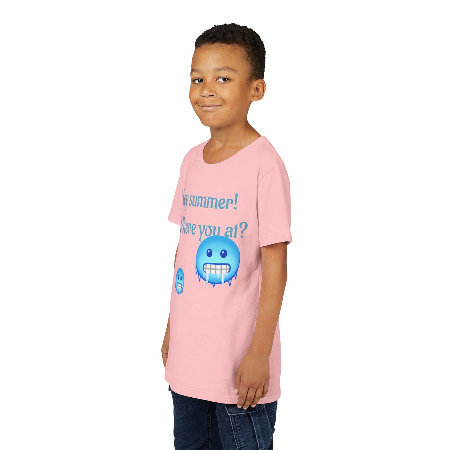 Youth Summer Vibe Tee, Kids Beach Tee