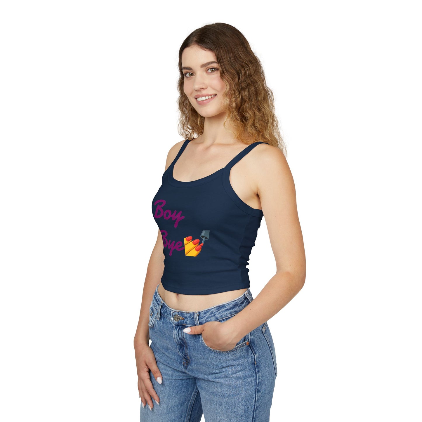 Chic Women's Tank Top with "boy bye"