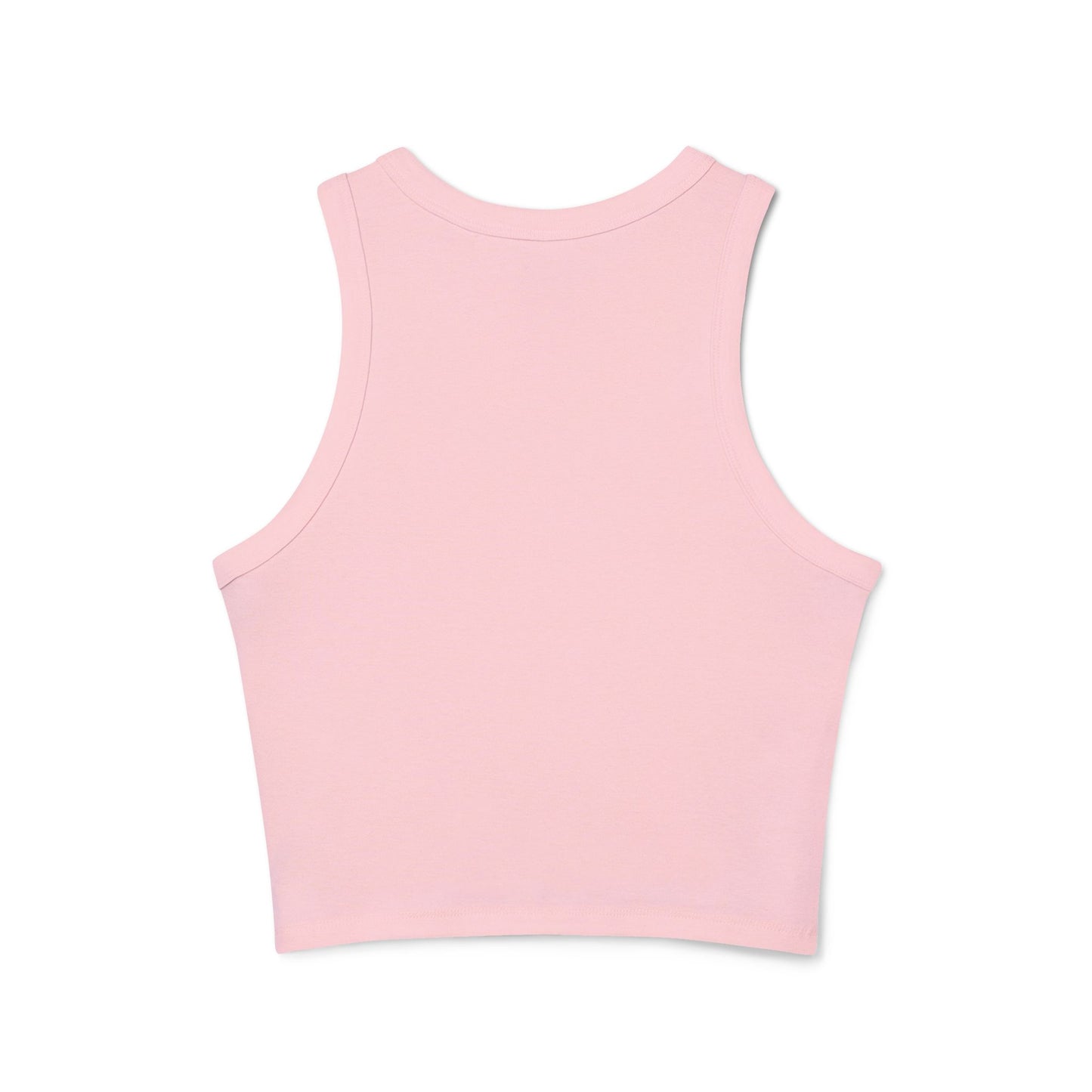 Chic Racer Tank Top with Fun Lip Design