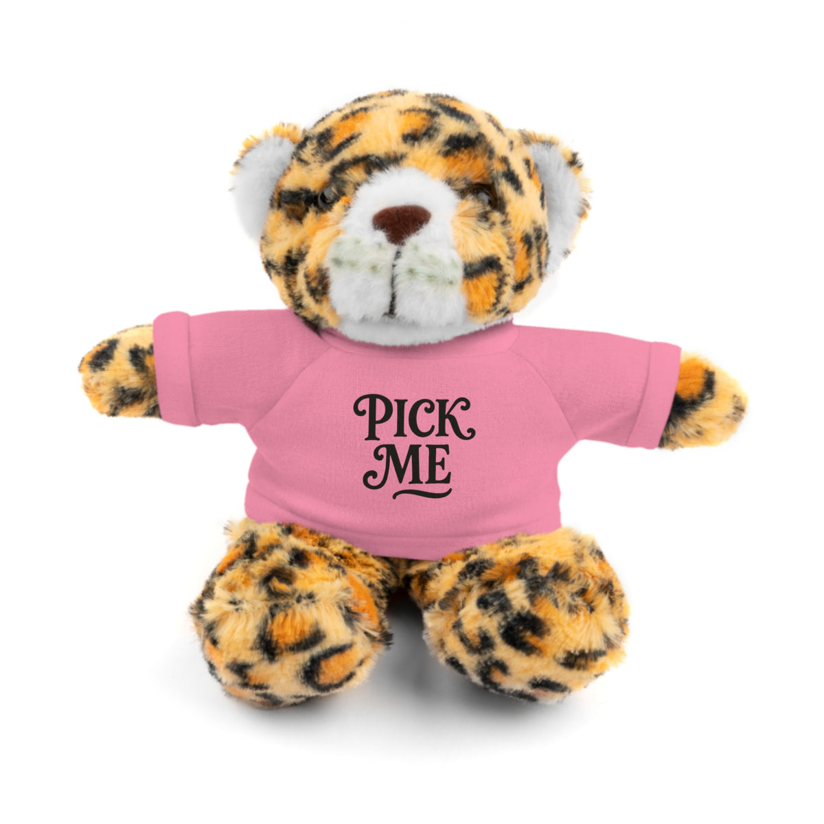 Pick Me Plush Bear with Tee — Cute Stuffed Animal Gift