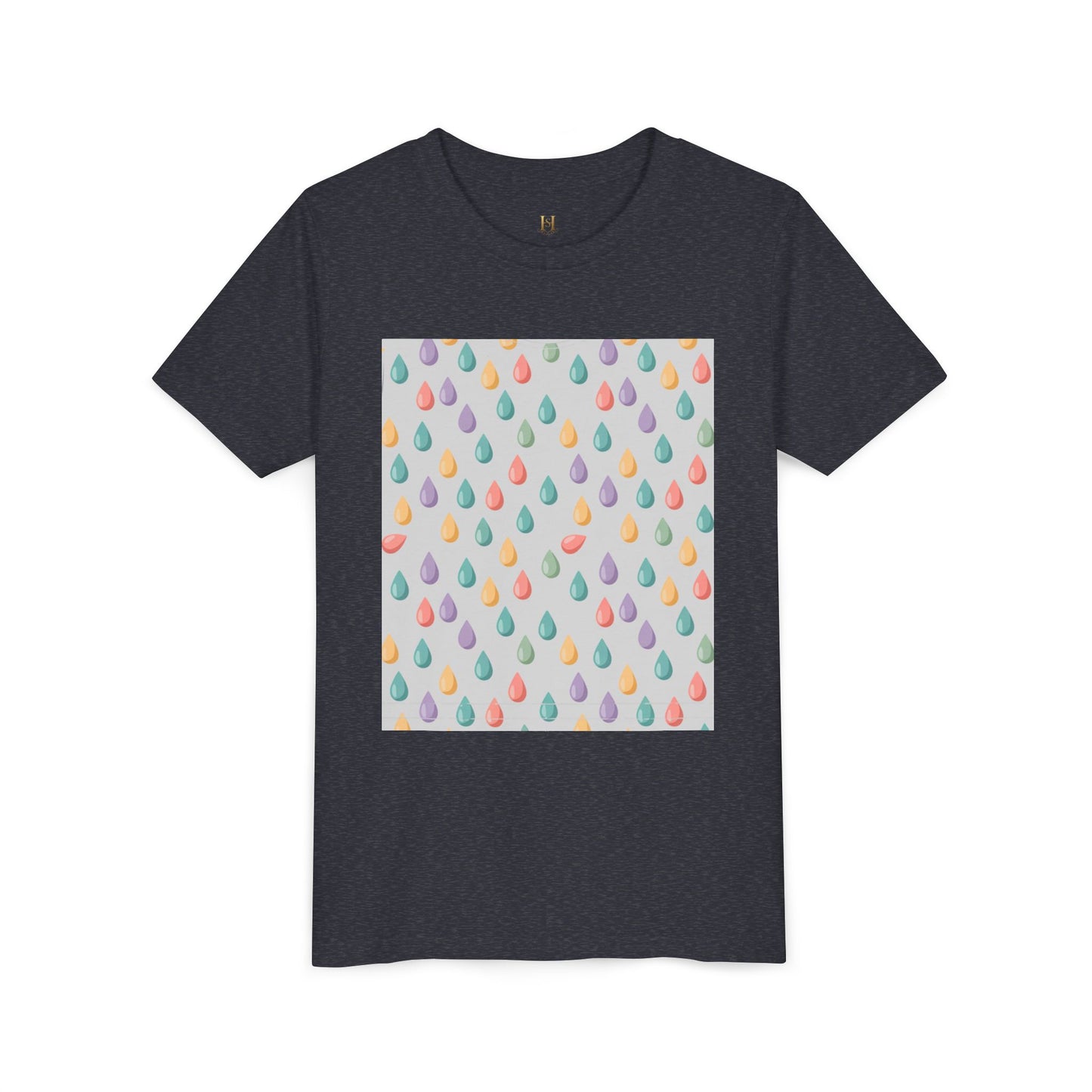 Colorful Water Droplet Youth Tee